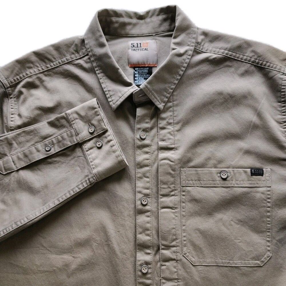 NWOT 5.11 Tactical Mens XL Legend Series Snap Button Concealed Carry Utility